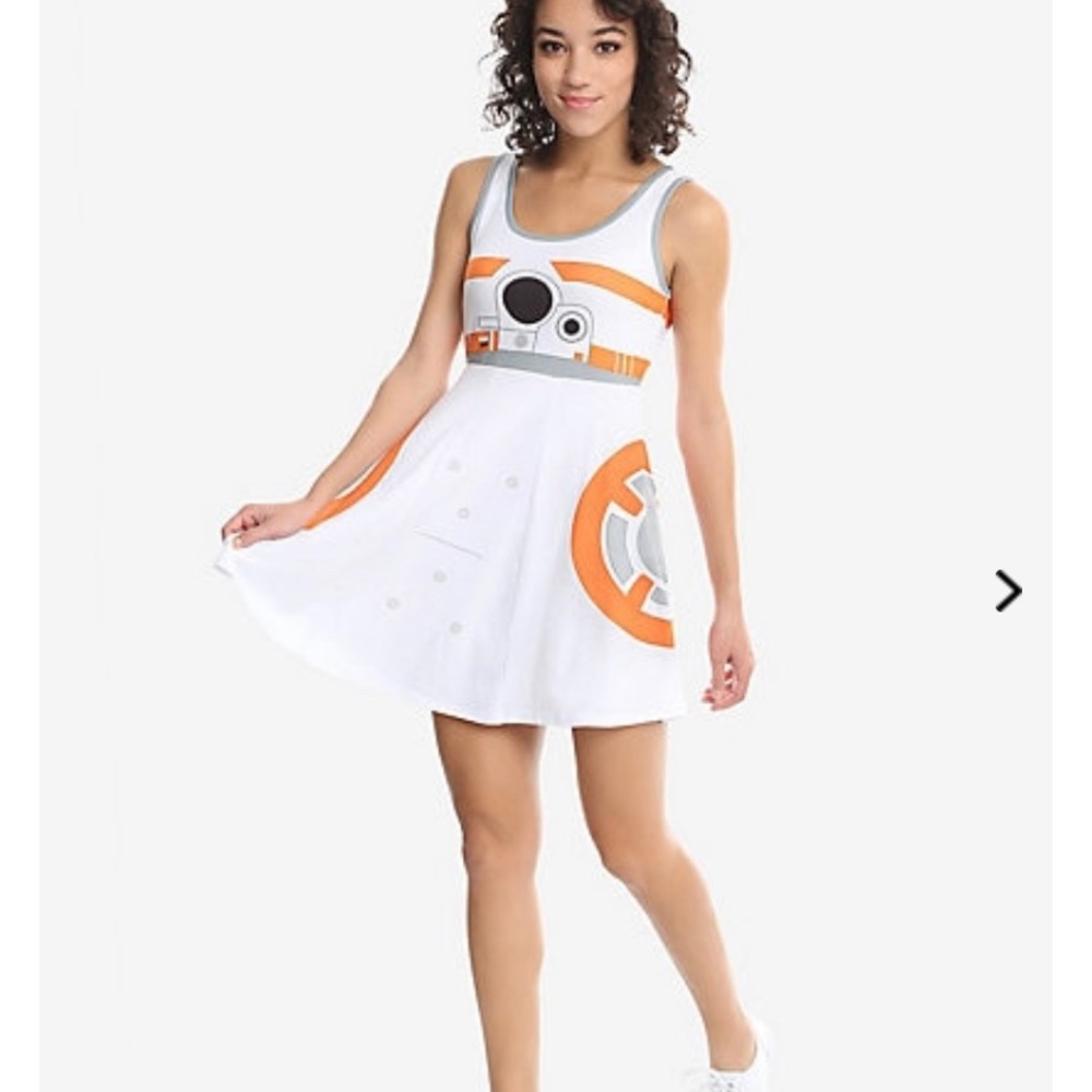 STAR WARS BB-8 A-LINE DRESS XS